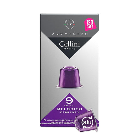 Cellini-Caffè-Melodico-Aluminum-Nespresso-Pods,-120-273