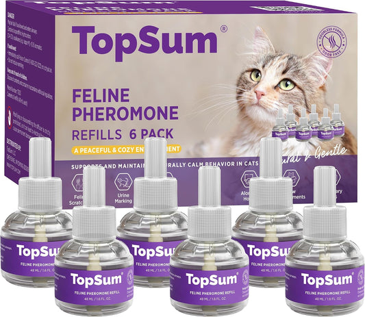TopSum-Cat-Calming-Pheromone-Diffuser:-Feline-Pheromones-Plug-in-for-Stress,-Alone-At-1610