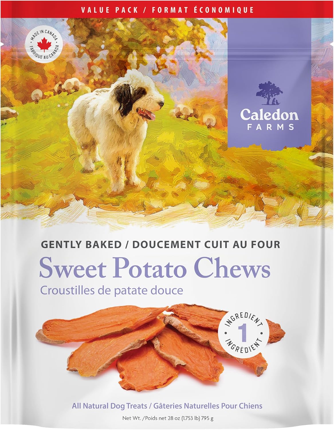 Caledon-Farms-Value-Pack-Sweet-Potato-Chews-Dog-Treats-28oz/795G---2899