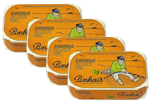 Pinhais-Canned-Sardines-in-Virgin-Olive-Oil,-4.4oz-(Pack-of-4)-----319