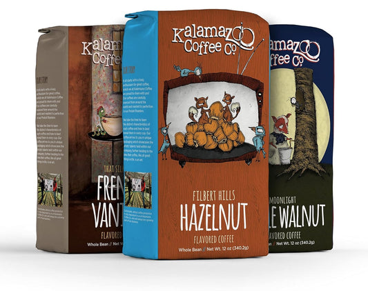 KALAMAZOO-COFFEE-COMPANY-Whole-Bean-Flavored-Coffee-Variety-Pack---Hazelnut,-French-Vanilla,-668