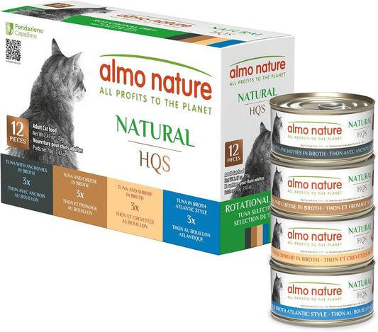 almo-nature-HQS---Cat-Wet-Food,-Rotational-Diet,-Tuna-Selection,-2.47-oz,-923