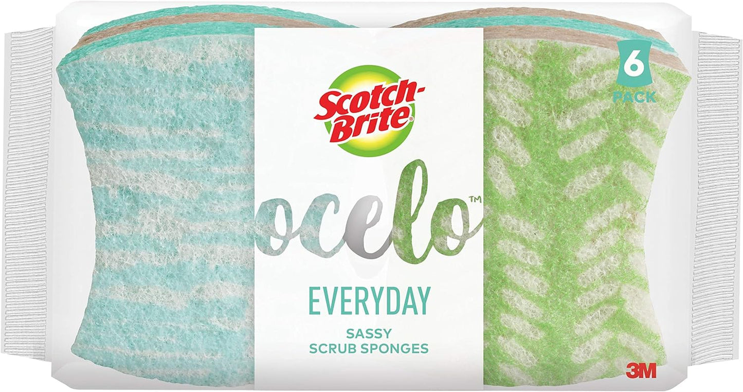 ocelo-No-Scratch-Scrub-Sponge,-6-Count-(Pack-of-2)---414