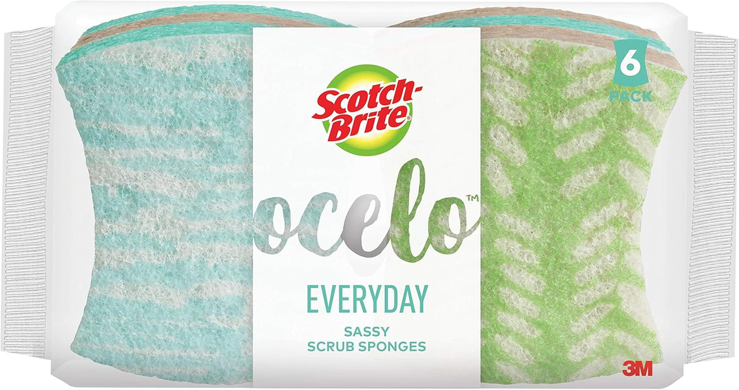 ocelo-No-Scratch-Scrub-Sponge,-6-Count-(Pack-of-2)---438