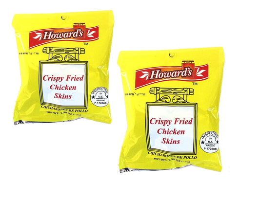 Howards-Howard's-Crispy-Fried-Chicken-Skins---Chicharrones-de-Pollo,-1.5oz,-Pack-of-310