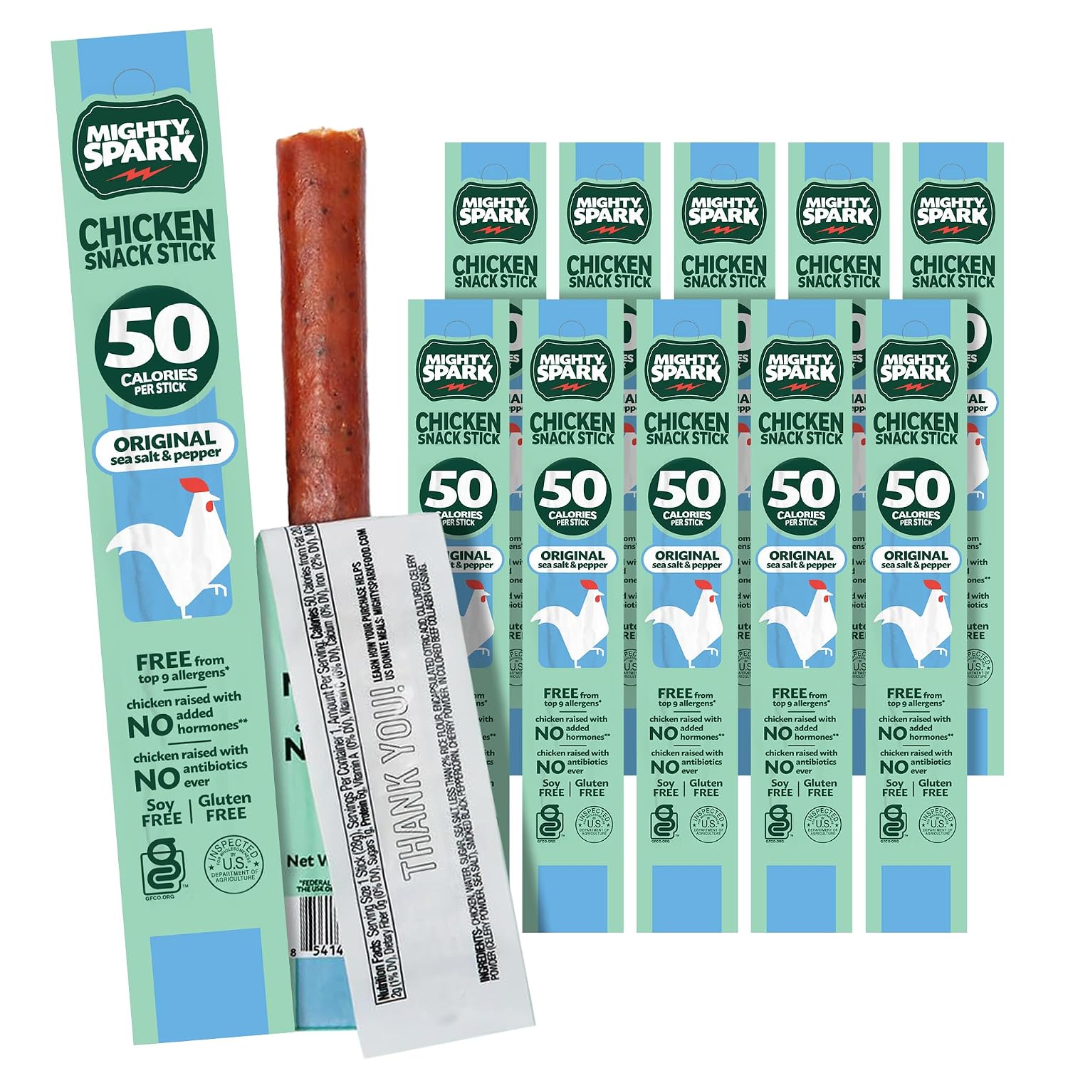 Mighty-Spark-Chicken-Snack-Sticks,-Original-Sea-Salt-&-Pepper,-12--Count-|-6g-Protein,-1885