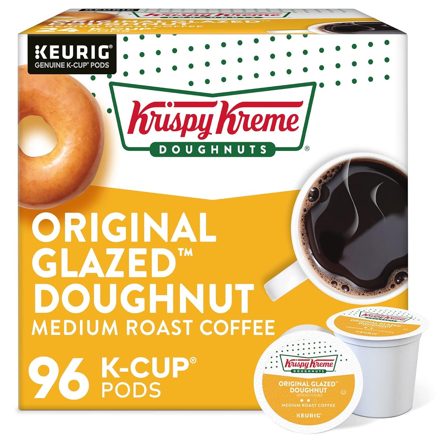 Krispy-Kreme-Original-Glazed-Doughnut,-Single-Serve-Keurig-K-Cup-Pods,-Flavored-Medium-Roast-Coffee,-1540