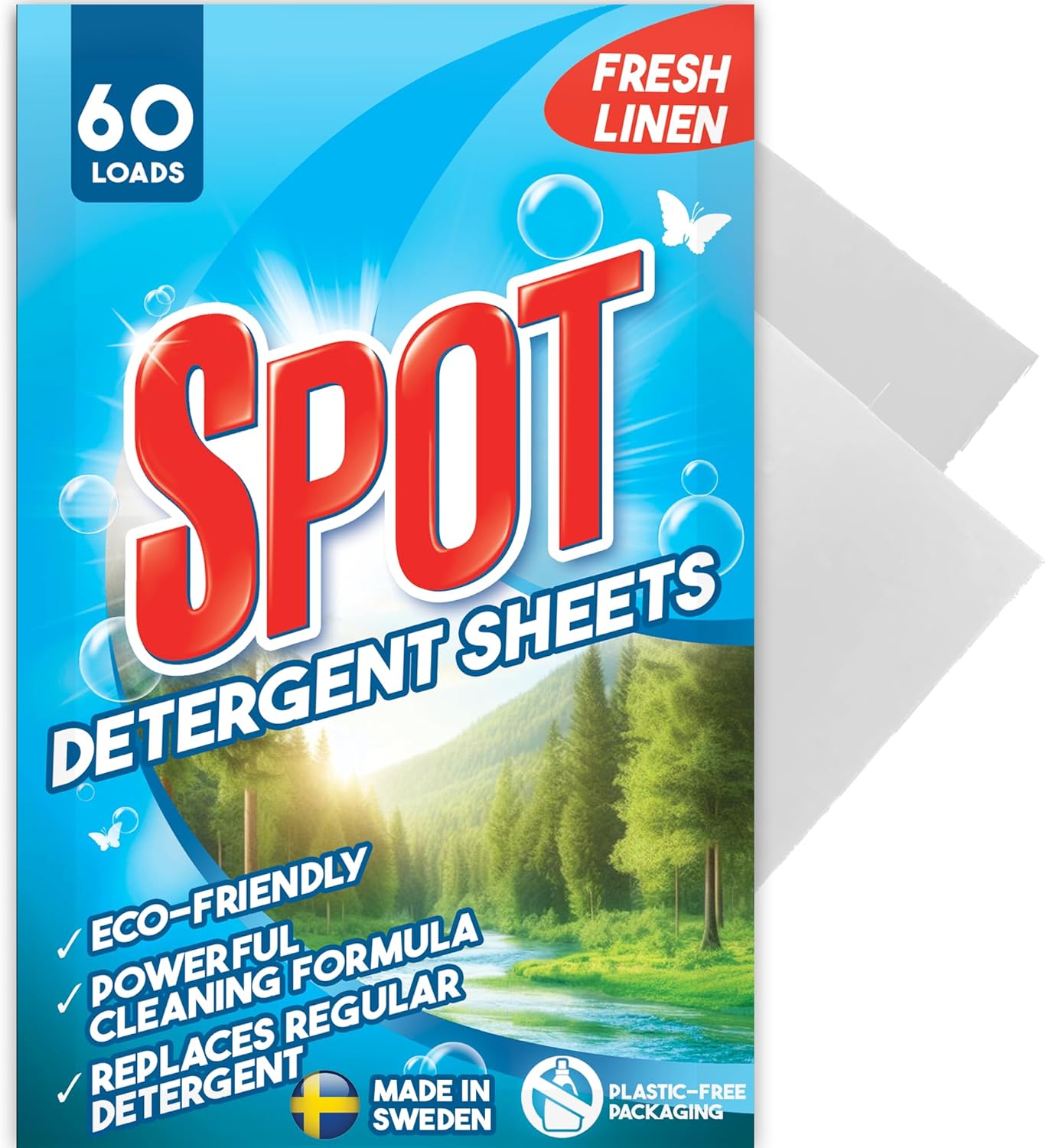 Laundry-Detergent-Sheets-(60-Loads),-Fresh-Linen-Scent,-Made-in-Sweden,-Plastic-108