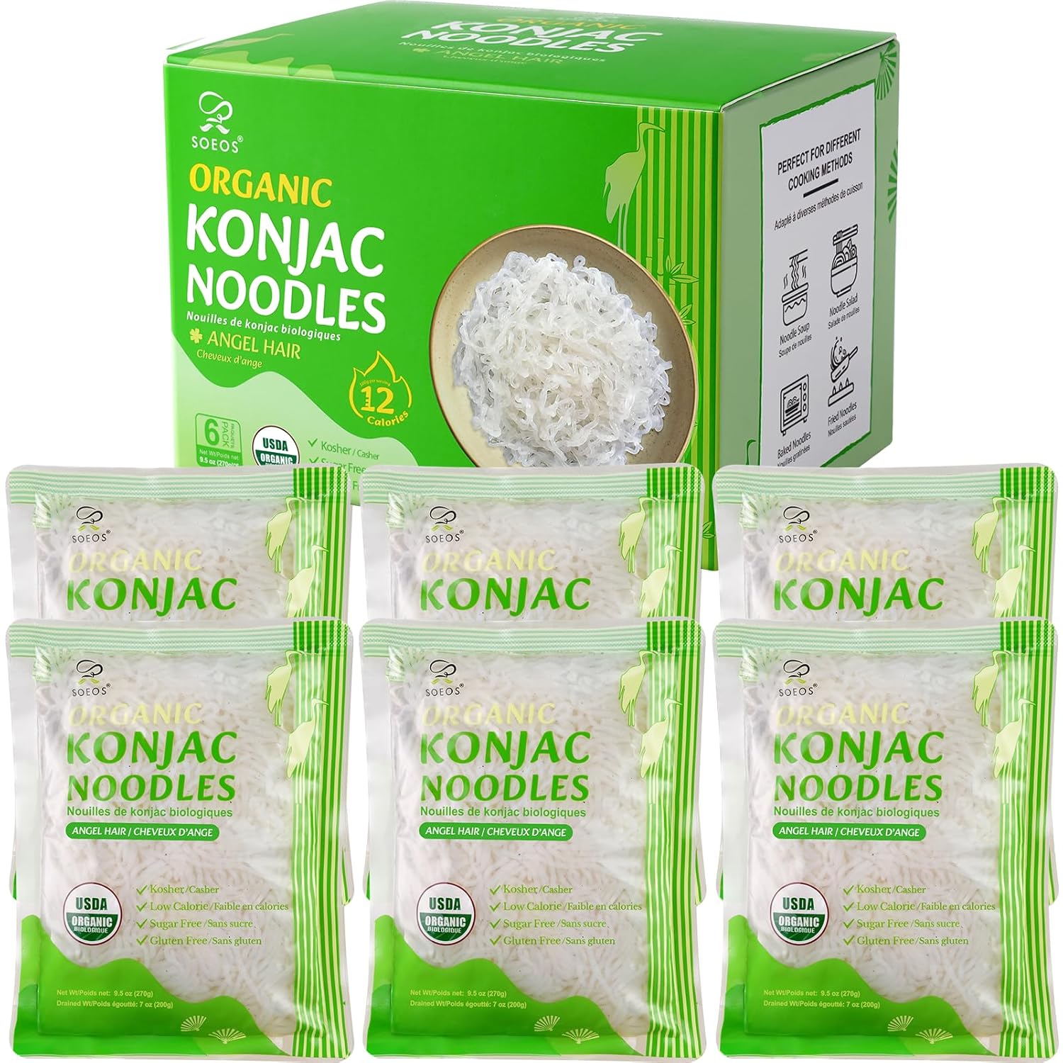Soeos-Organic-Konjac-Noodles,-Angel-Hair-Pasta,-8.8-oz-Pack,-830