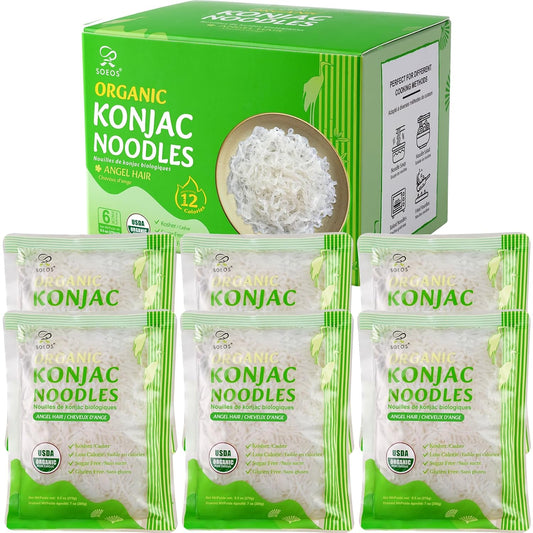Soeos-Organic-Konjac-Noodles,-Angel-Hair-Pasta,-8.8-oz-Pack,-830