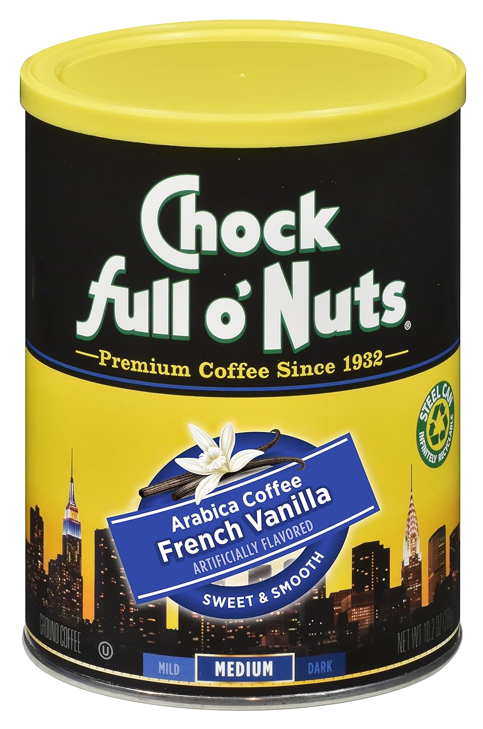 Café-molido-con-sabor-a-vainilla-francesa-de-Chock-Full-o'Nuts-de1925