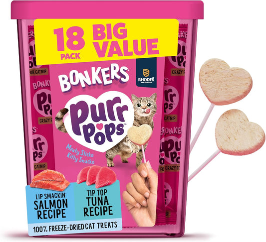 Bonkers-Purrpops-Freeze-Dried-Tuna-&-Salmon-Flavor-Lollipop-Cat-Treats,-Healthy-Real-Meat-557