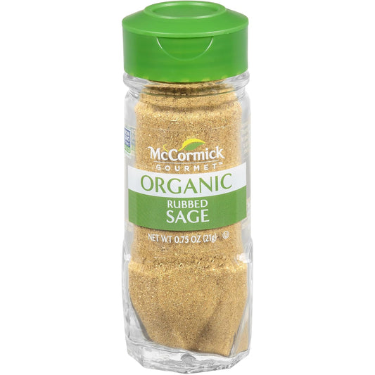 McCormick-Gourmet-Collection-Rubbed-Sage,-Organic,-Non-GMO,-Our-Best-Herbs-&-70