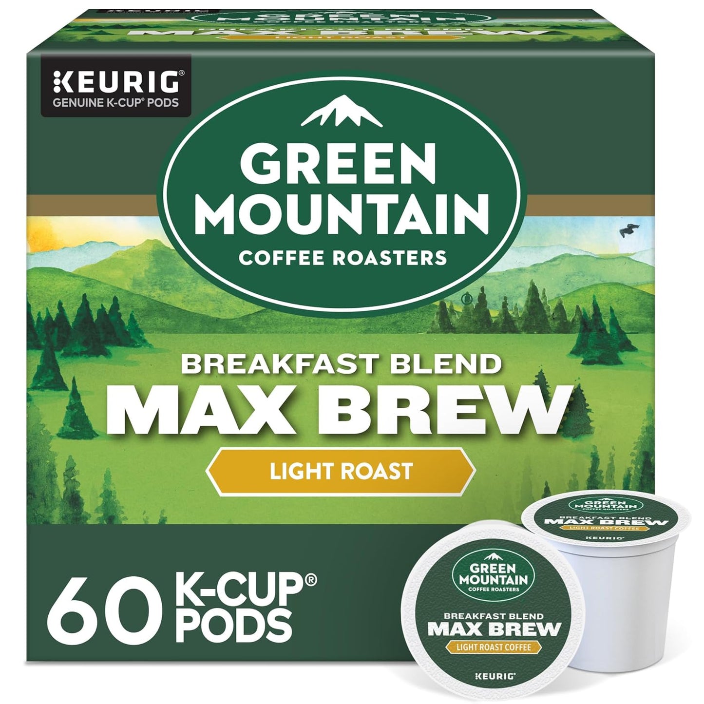 Green-Mountain-Coffee-Roasters-Breakfast-Blend-Max-Brew,-Single-Serve-Keurig-K-Cup-Pods,-128