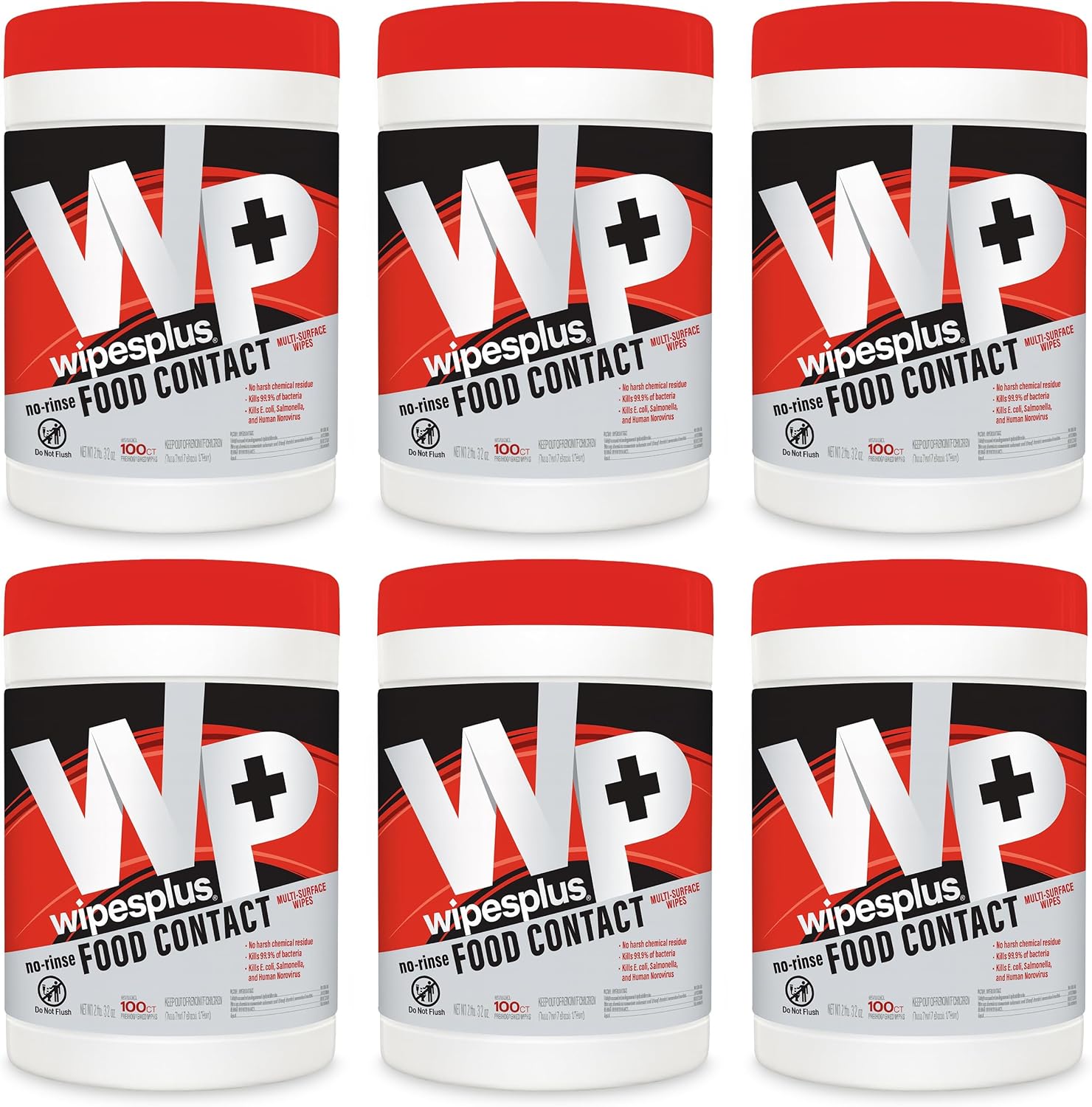 WIPESPLUS-Cleaning-Wipes-All-Purpose-Food-Contact---No-Rinse,-No-Residue,-Quick-Dry-Formula,-1033