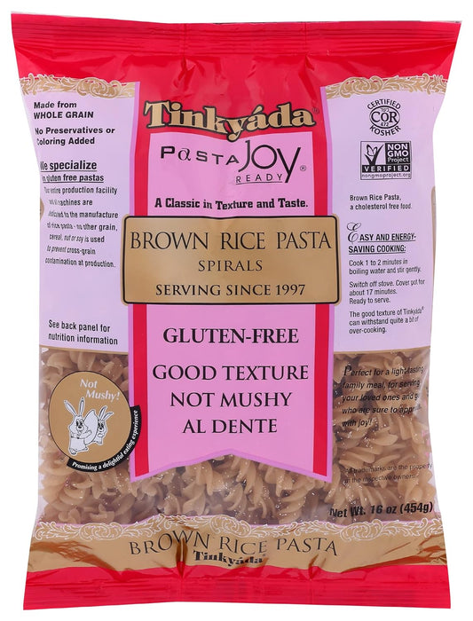 Tinkyada-Brown-Rice-Pasta,-Spirals,-16-Ounce-(Pack-of---624