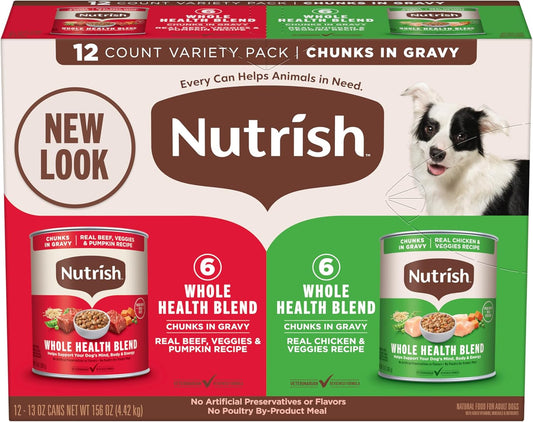 Nutrish-Whole-Health-Blend-Chunks-in-Gravy-Variety-Pack-Wet-Dog-Food,-13-2354