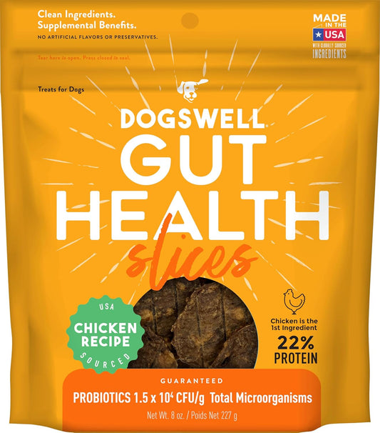 Dogswell-Gut-Health-Slices-Functional-Dog-Treats,-Chicken-8-oz.-Bag---1027