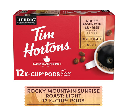 Tim-Hortons-KCUPs-de-12-quilates,-tostado-ligero-Rocky-Mountain-Sunrise-café3138