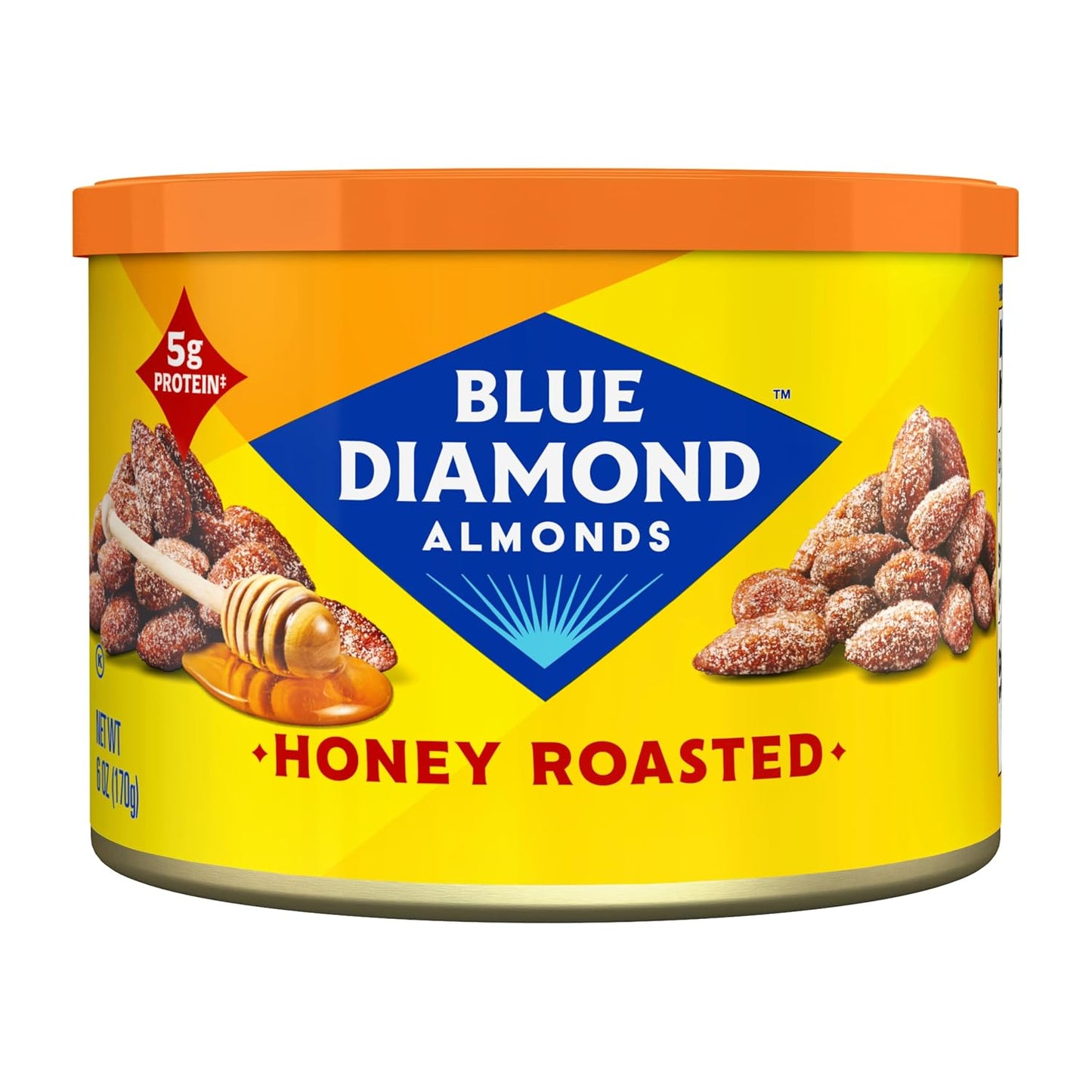 Blue-Diamond-Almonds-Honey-Roasted-Flavored-Snack-Nuts,-6-oz,-Pack--of-1---1577