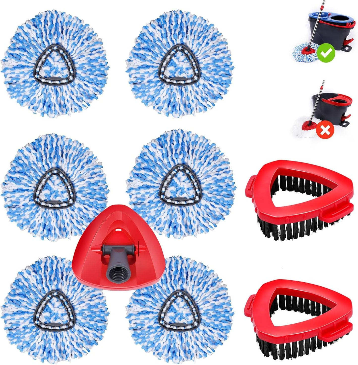 6-Pack-Mop-Replacement-Heads-Compatible-with-Oceda-RinseClean-2-Tank-2448