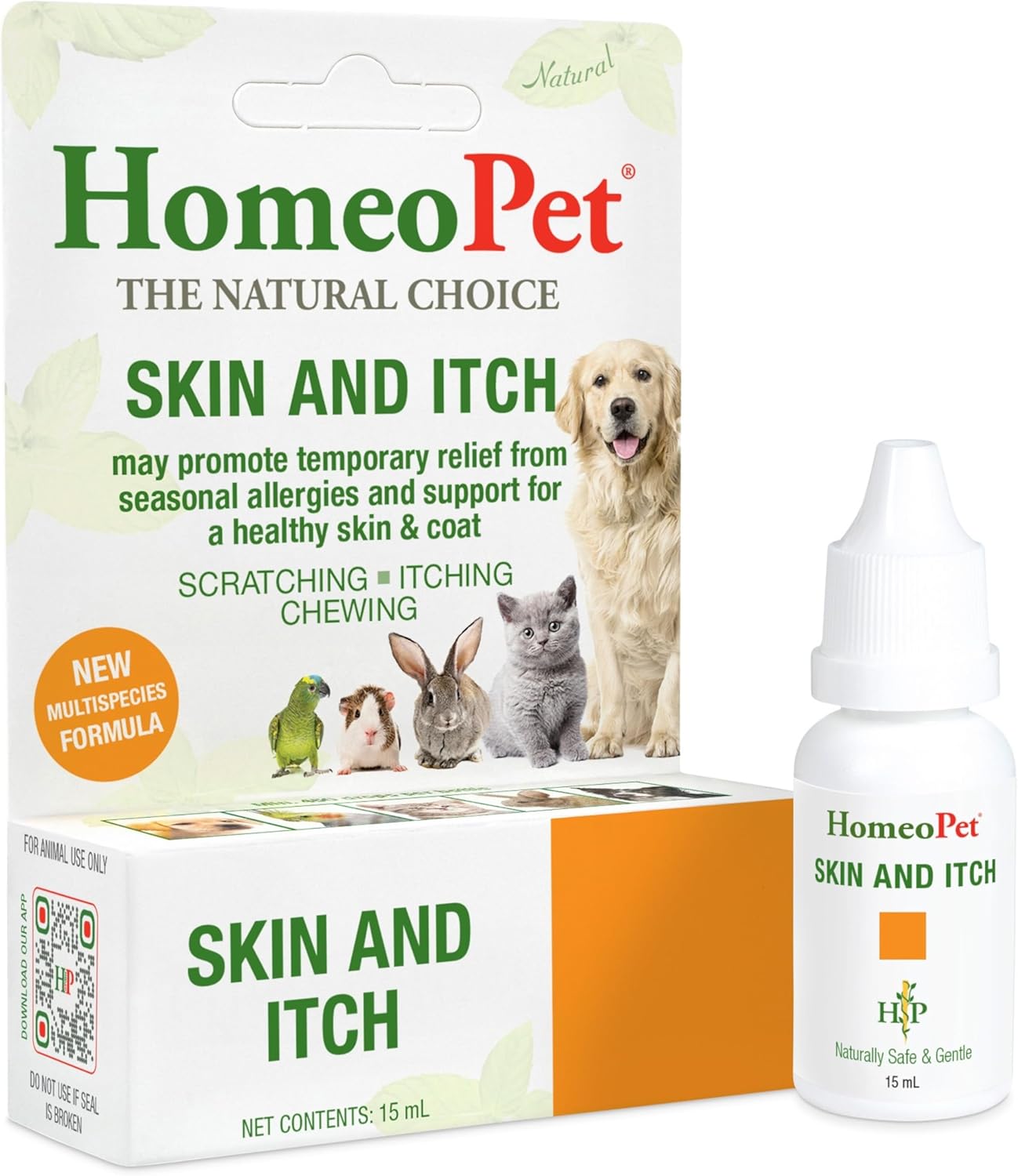 HomeoPet-Skin-and-Itch,-Skin-Soother-for-Dogs-and-Cats,-15-Milliliters-|-1352