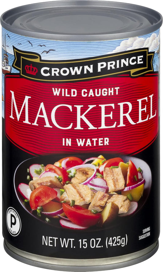 Crown-Prince-Mackerel-in-Water,-15-Ounce-Cans-(Pack-of-12)-------363
