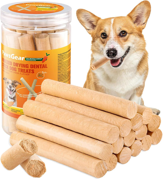 100g/3.52oz-Salmon-Sticks-for-Dogs,Real-Salmon-and-Carrots,Easily-Digestible,High-Protein-Dog-Breath-945