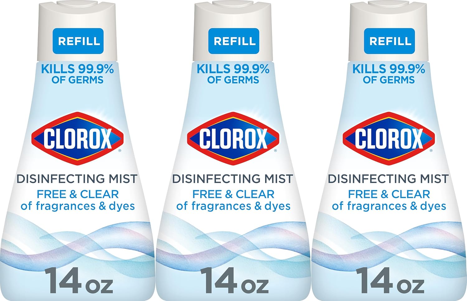 Clorox-Free-&-Clear-Disinfecting-Mist-Refill,-Household-Essentials,-Fragrance-Free,-14-Fluid-Ounces,-Pack-1178