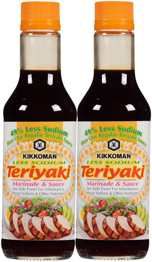 Kikkoman-Less-Sodium-Teriyaki-Sauce,-10-3217