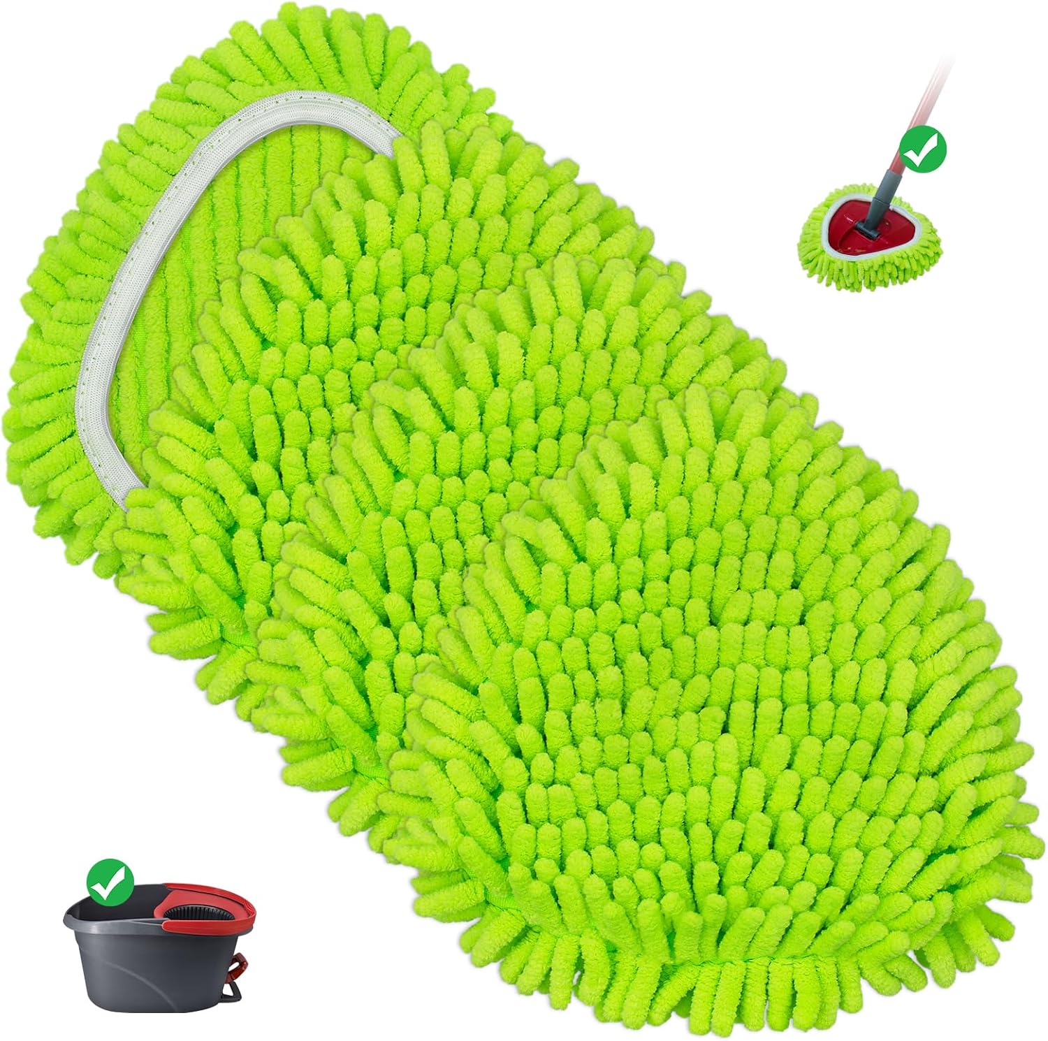 Mop-Heads-Replacements-Compatible-with-O-cedar-Easy-Wring-1-Tank-System,Mop-3399