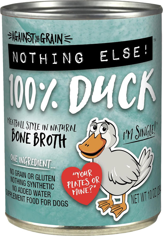 Evanger's-Against-The-Grain-Nothing-Else!-1-Duck-Dog-Food-–-12-Count,-1697