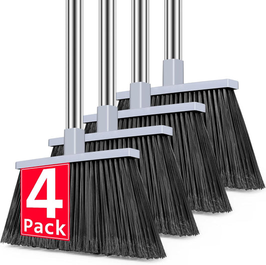 PBHEPJ-Broom,-4-Pack-Outdoor-Broom-for-Floor-Cleaning,-58"-Long-Stainless-Steel-Handle,-Hard-404