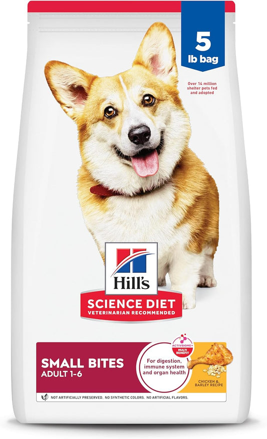 Hill's-Science-Diet-Adult-46174-Small-Bites-Dry-Dog-Food,-Chicken-&-Barley,-2600