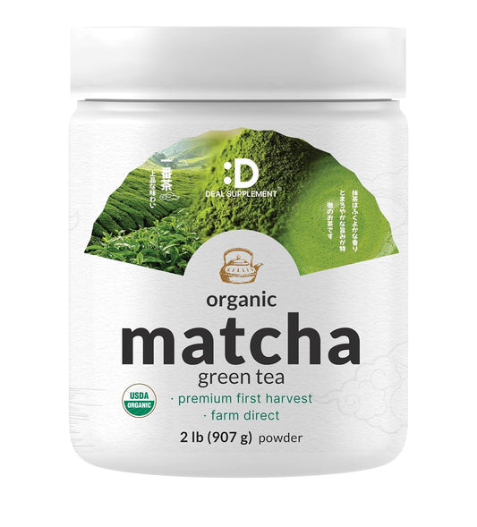 Organic-Matcha-Green-Tea-Powder,-2-lb-(907g)-|-First-356