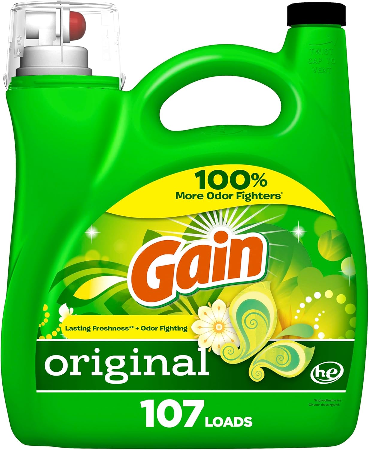 Gain-Aroma-Boost-Laundry-Detergent-Liquid,-Original-Scent,-107-Loads,-4158