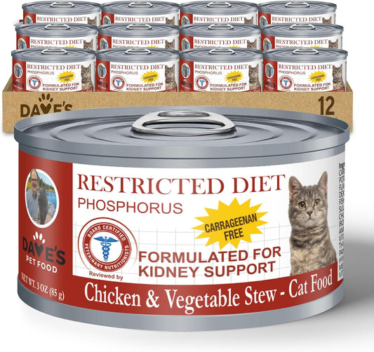 Dave's-Pet-Food-Cat-Kidney-Support-(Chicken-&-Vegetable-Stew)---Low-Phosphorus-884
