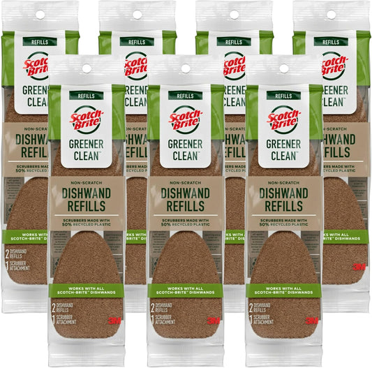 Scotch-Brite-Greener-Clean-Non-Scratch-Dishwand-Refill,-14-Dish-Wand-Sponge-863