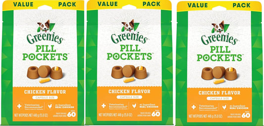 Greenies-Pill-Pockets-Treats-for-Dogs-Capsule-Pouch,-Chicken-Flavor,-15.8-Ounce-Pack-743