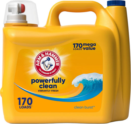 Arm-&-Hammer-Liquid-Laundry-Detergent,-Clean-Burst-Fresh,-170-4161