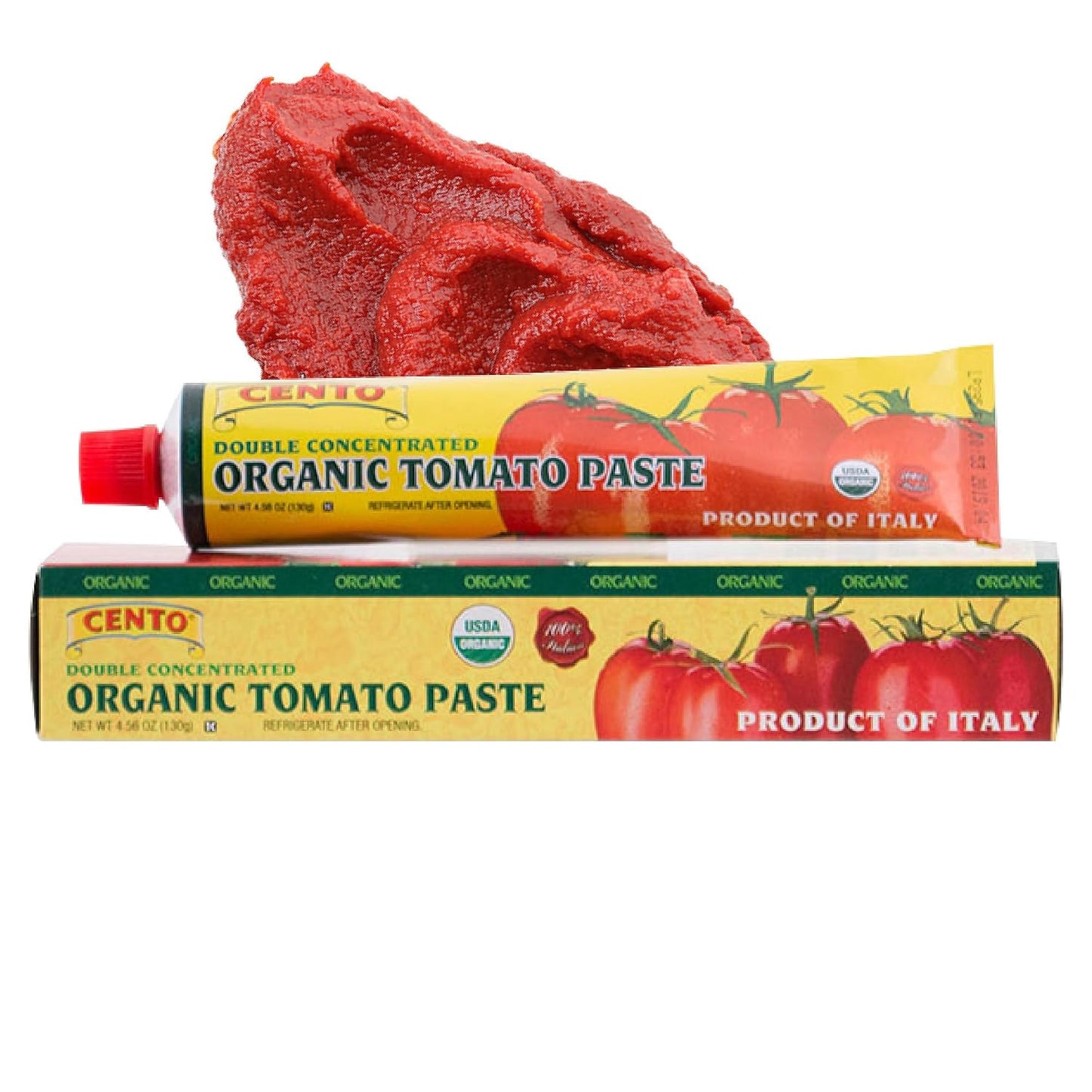 Cento-Organic-Double-Concentrated-Tomato-Paste,-4.56-oz-(Pack-of-12)---603