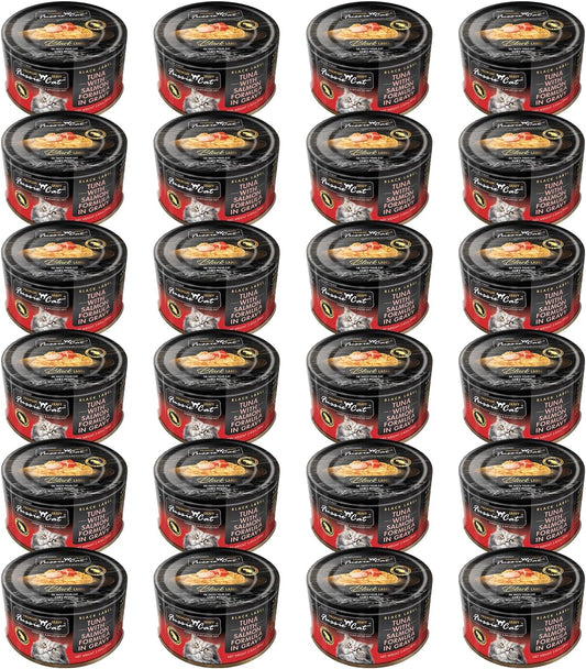 Fussie-cat-Premium-Tuna-with-Salmon-in-Gravy,-2.82oz-can,-case-of-24-322