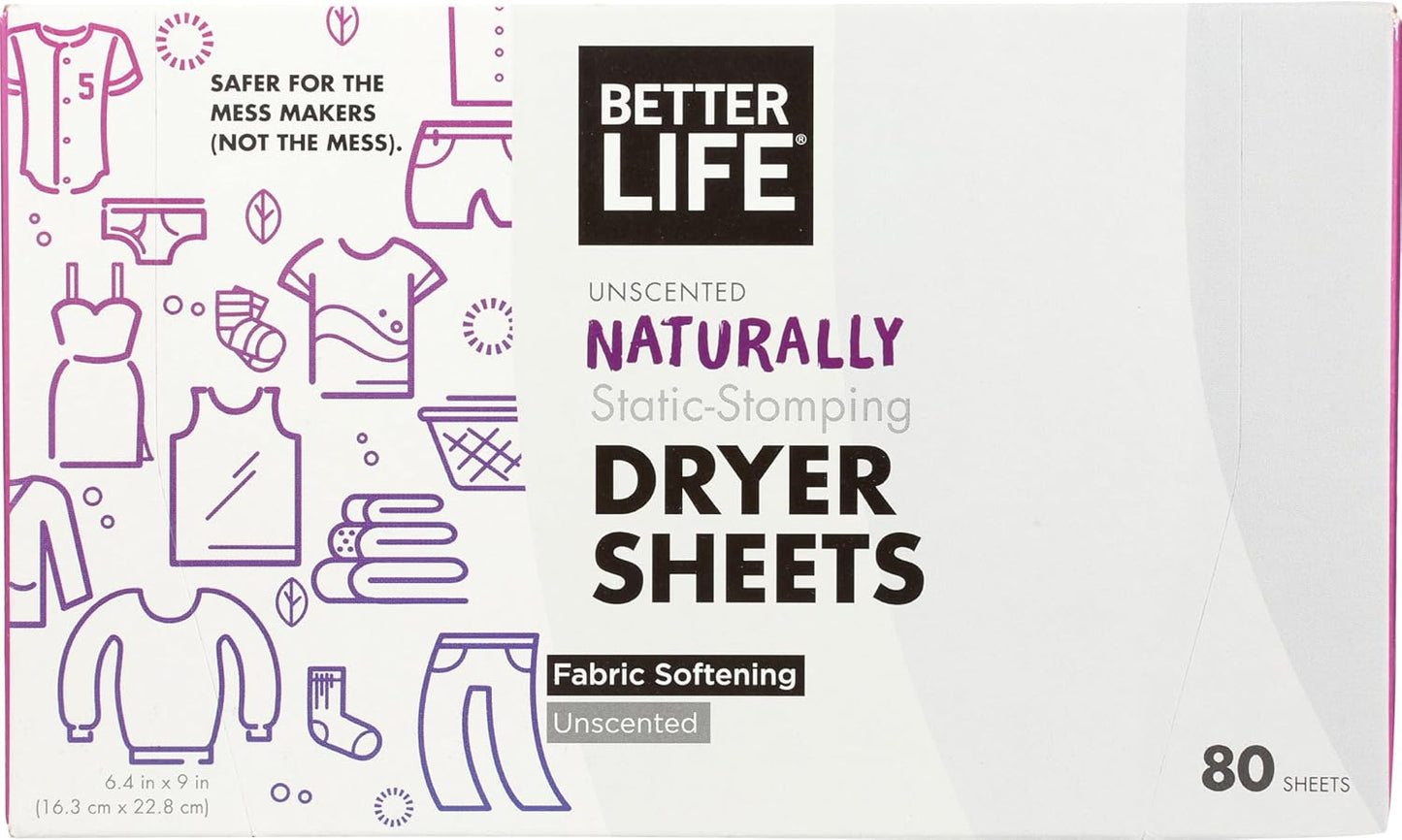 Better-Life-Natural-Dryer-Sheets,-Unscented,-80-Count---------311