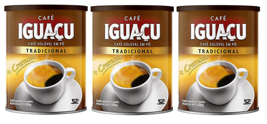 Cafe-Iguacu-Tradicional-Instant-Brazilian-Coffee,-Can-200-grams-(Pack-of-3)---314