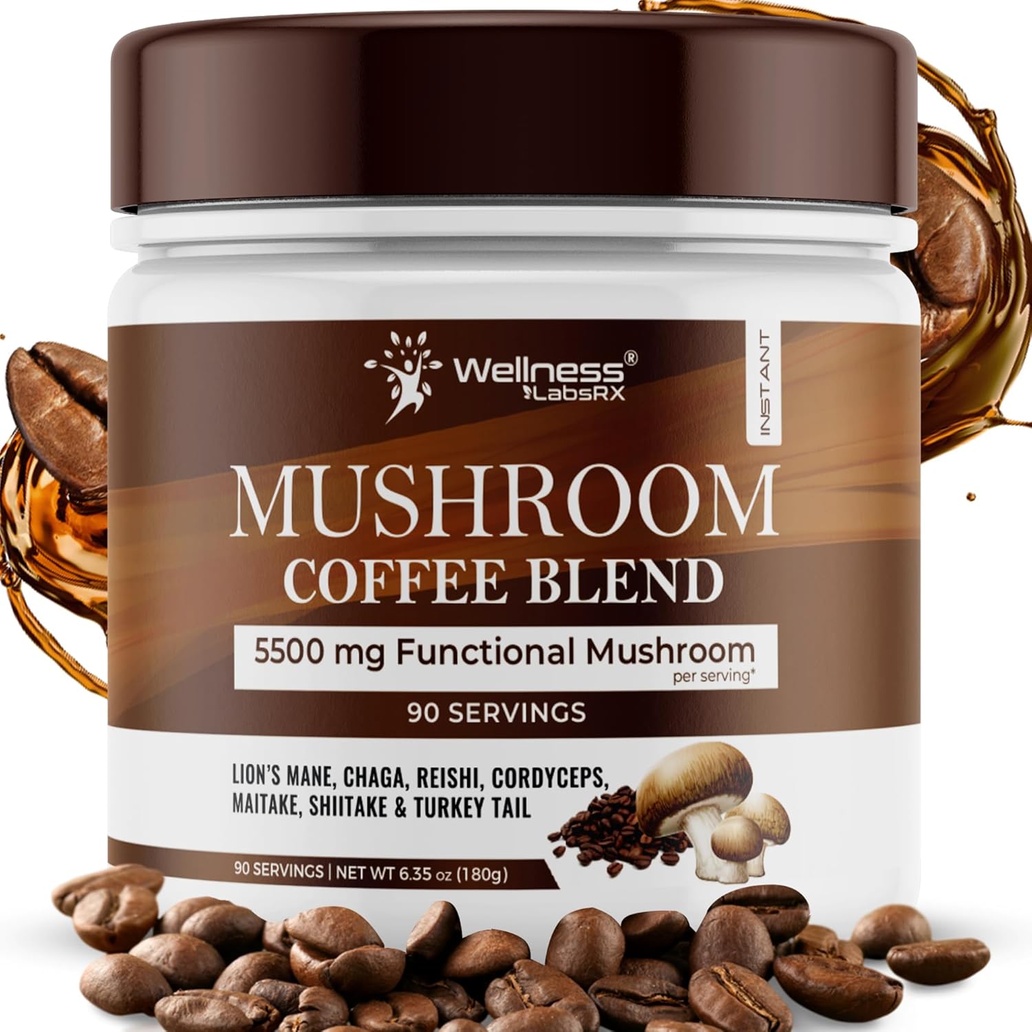 Mushroom-Coffee,-90-Servings-Organic-Mushrooms-Instant-Coffea,-Great-Tasting-Colombian-Keto-Coffee,-2952