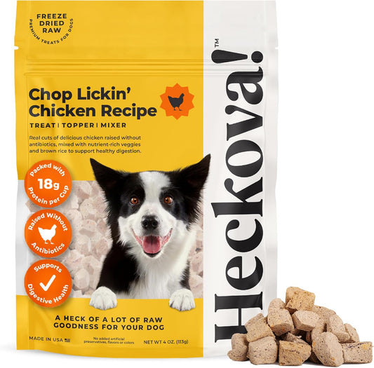 Chop-Lickin’-Chicken---Dog-Treats-Freeze-Dried-Chicken,-Complete-Meal-&-Topper,-1149