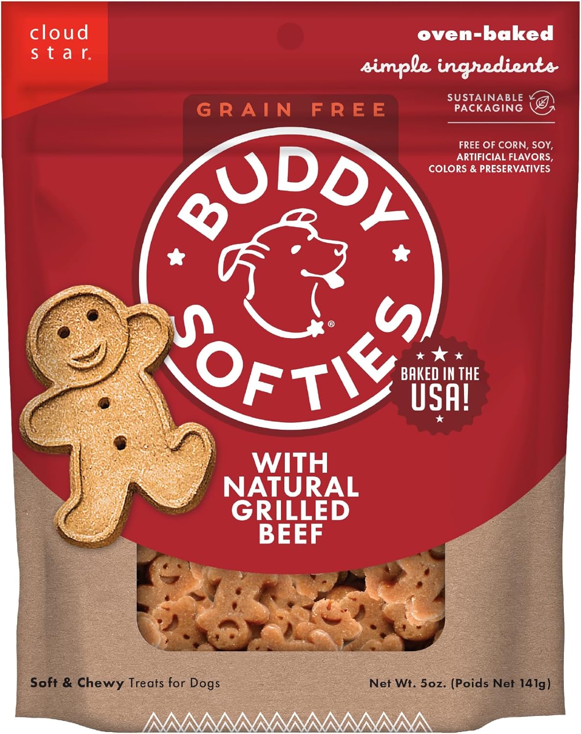 Buddy-Biscuit-Softies-5-oz-Pouch,-Grain-Free-Soft-&-Chewy,-Natural-Beef-2640