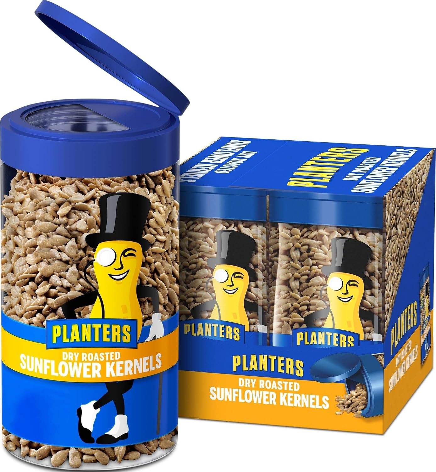 PLANTERS-Sunflower-Seeds,-Snacks-for-Adults,-5.85-Oz-(4-Ct),-Resealable--Jar-|-Dry-Sunflower-2103