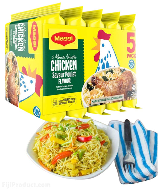 Fideos-Maggi-instantáneos-de-2-minutos---Sabor-de-pollo--con-24