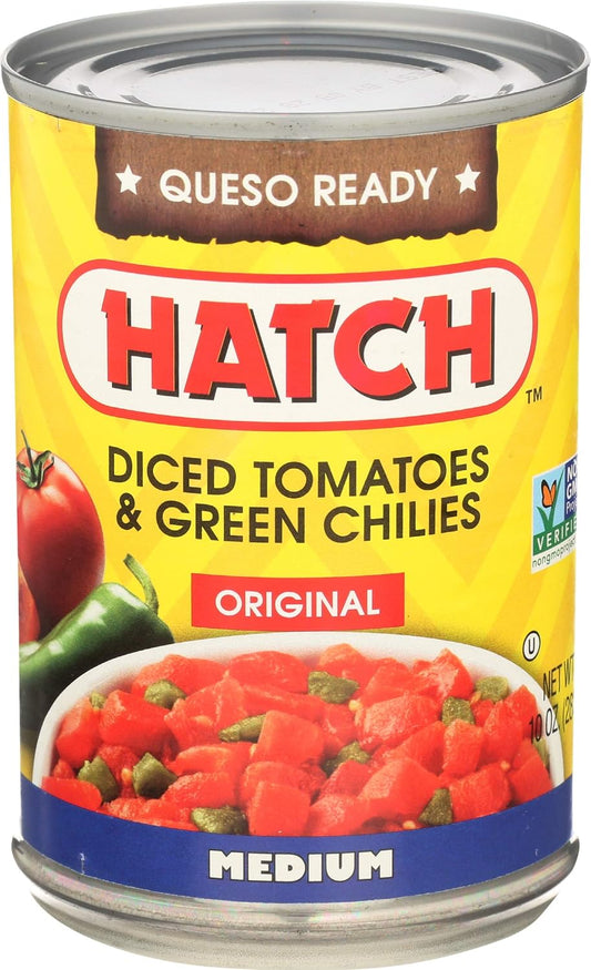 Hatch-Tomatoes-Diced-with-Green-Chilies,-Medium,-10-Ounce-(Pack-of-12)---49